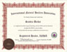I am qualified and registered with the INHA. Click to enlarge. I am qualified and registered with the INHA. Click to enlarge.