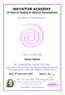 Certificate of Achievement. Celestial Serenity Diamond Encoding. Click to enlarge. Certificate of Achievement. Celestial Serenity Diamond Encoding. Click to enlarge.