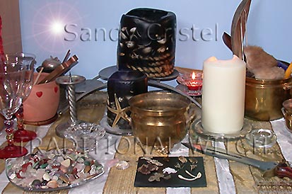 Sandy Cristel Sacred Magick Area of Spellwork and Meditation